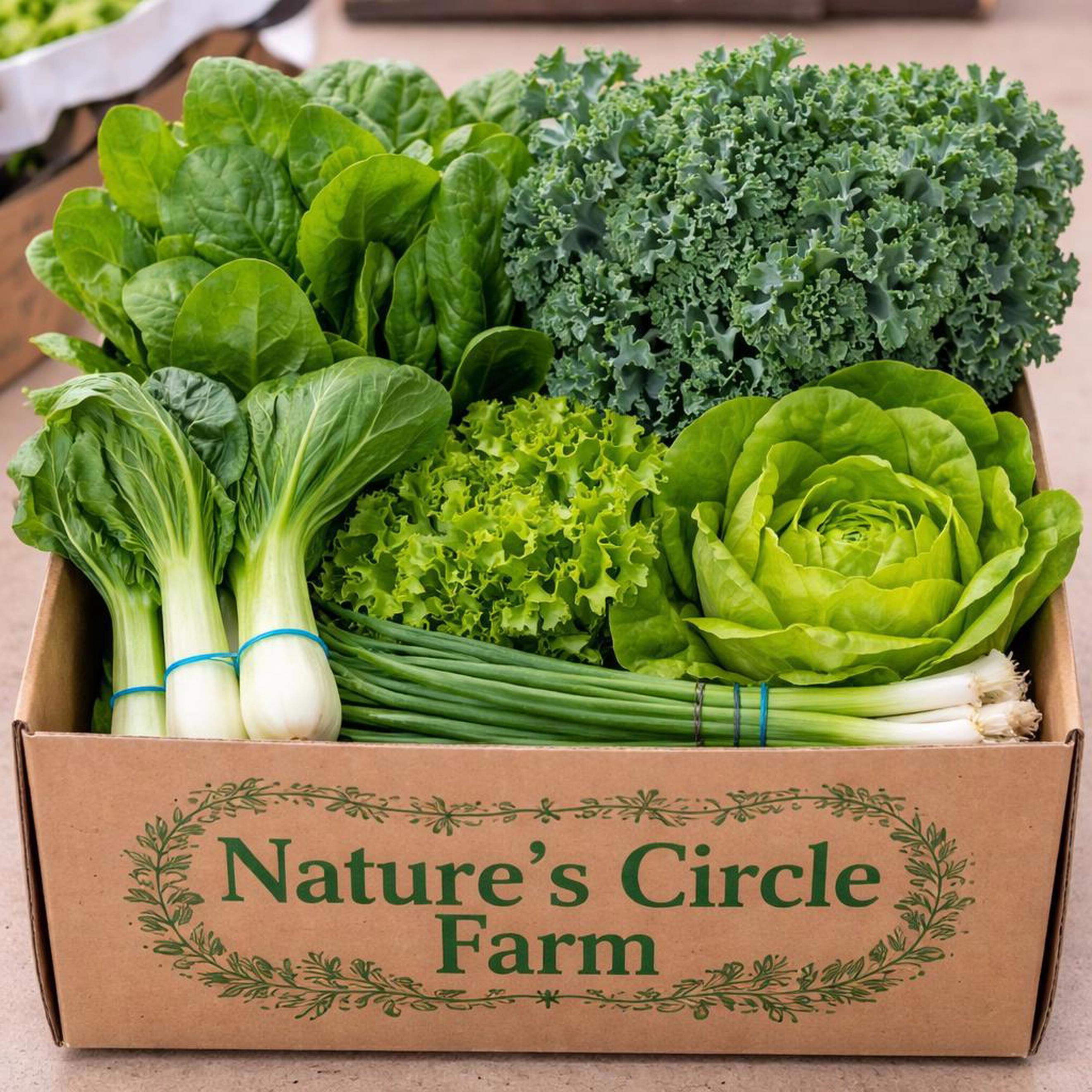 Large Vegetable Box - "Early Greens"